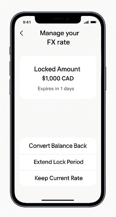 Manage your FX rates